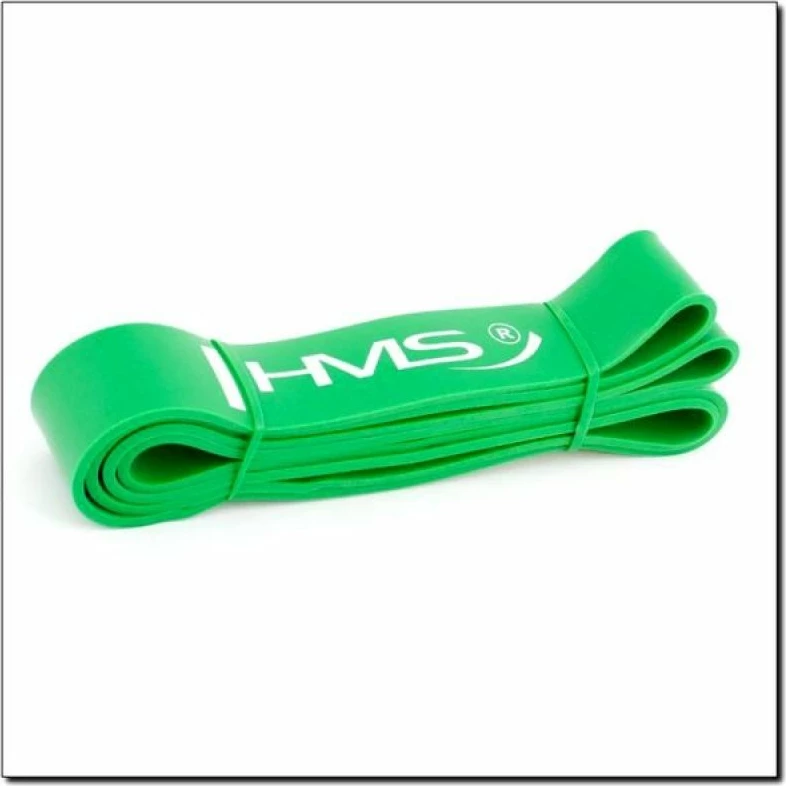 Trening elastičen trak HMS GREEN GU05, 45x4,5x2080 mm