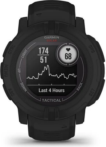 Pametna ura, GPS, solarno polnjenje, črna - Garmin Instinct 2 Solar Tactical Edition