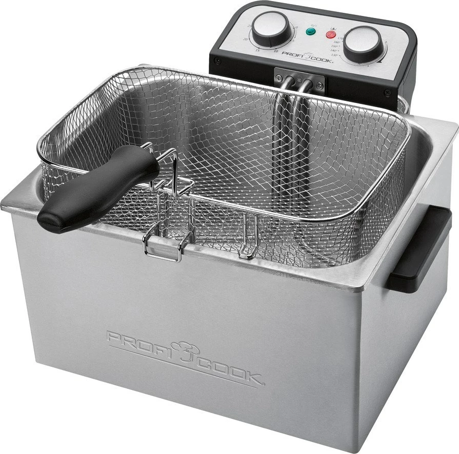 Friteza Clatronic PC-FR 1038, samostojna, 3000 W, srebrna