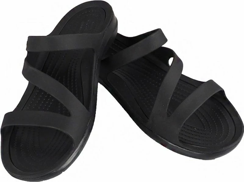 Sandali Swiftwater Crocs, ženski, črni