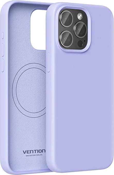 Ovitek za iPhone 15 Pro Max Vention KUFV0-40, silikon, MagSafe, vijoličen
