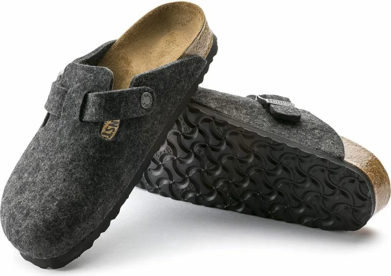 Natikači Birkenstock, unisex, sivi