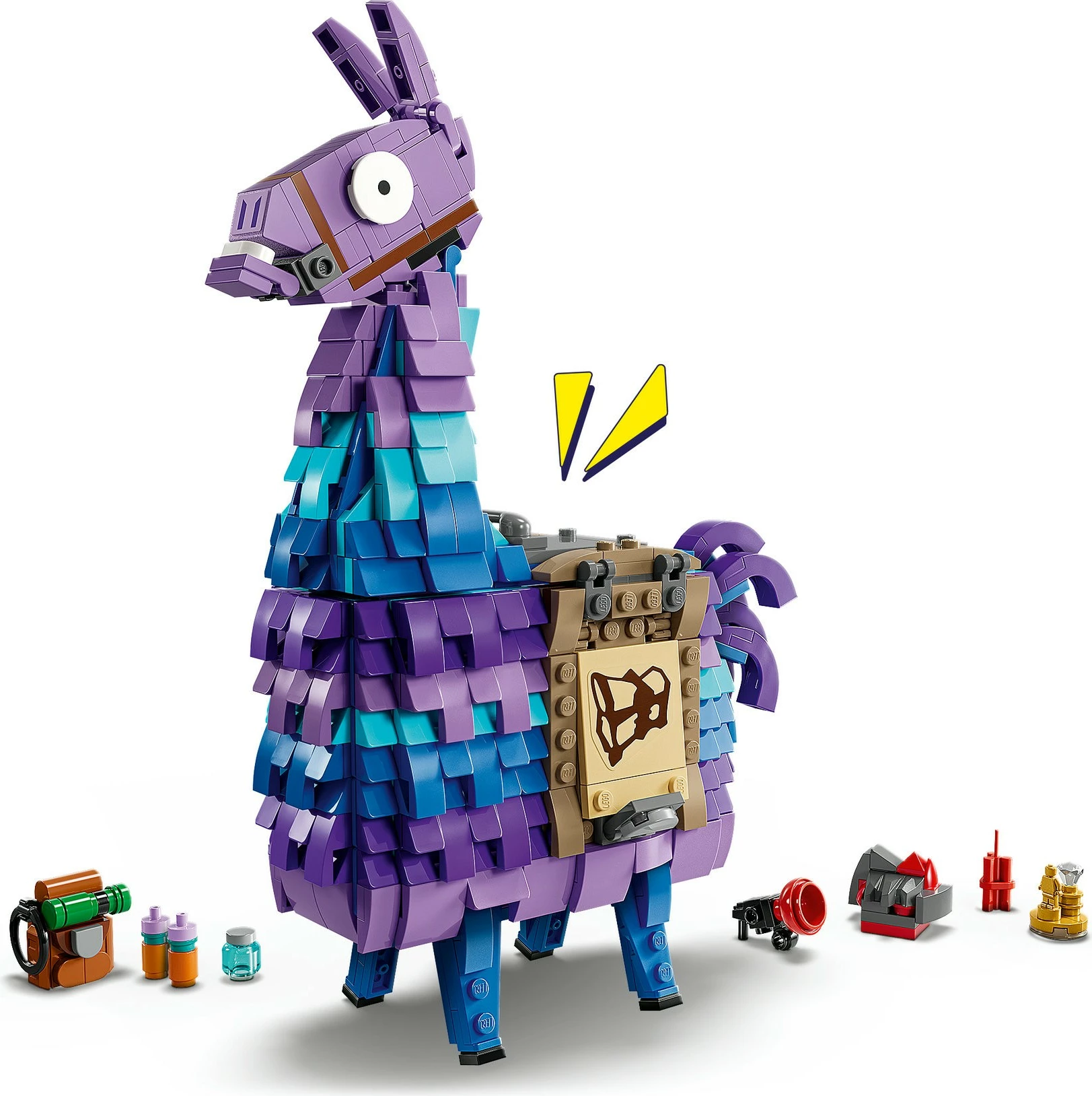 Set gradnje Supply Llama LEGO Fortnite 77071, 691 kosov, večbarven