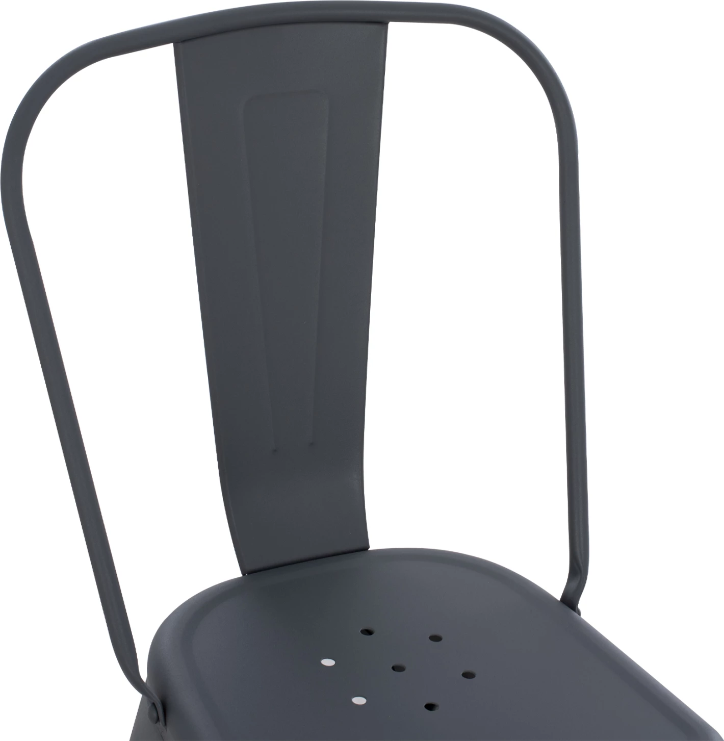 Kovinski stol MELITA FH8641.10 v sivi barvi 43x50x82Hcm