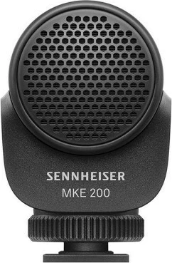 Kondenzatorski mikrofon Sennheiser MKE 200, superkardioid, črn