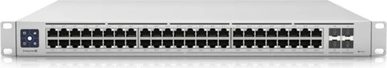 L3 switch z visoko zmogljivostjo, Ubiquiti UniFi USW-ENTERPRISE-48-POE, bel