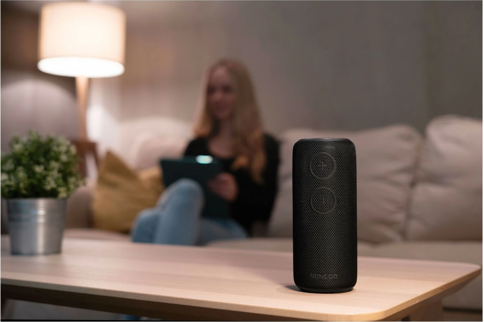 Zvočnik Bluetooth Sencor SIRIUS 2, 20 W, LED, TWS, črn