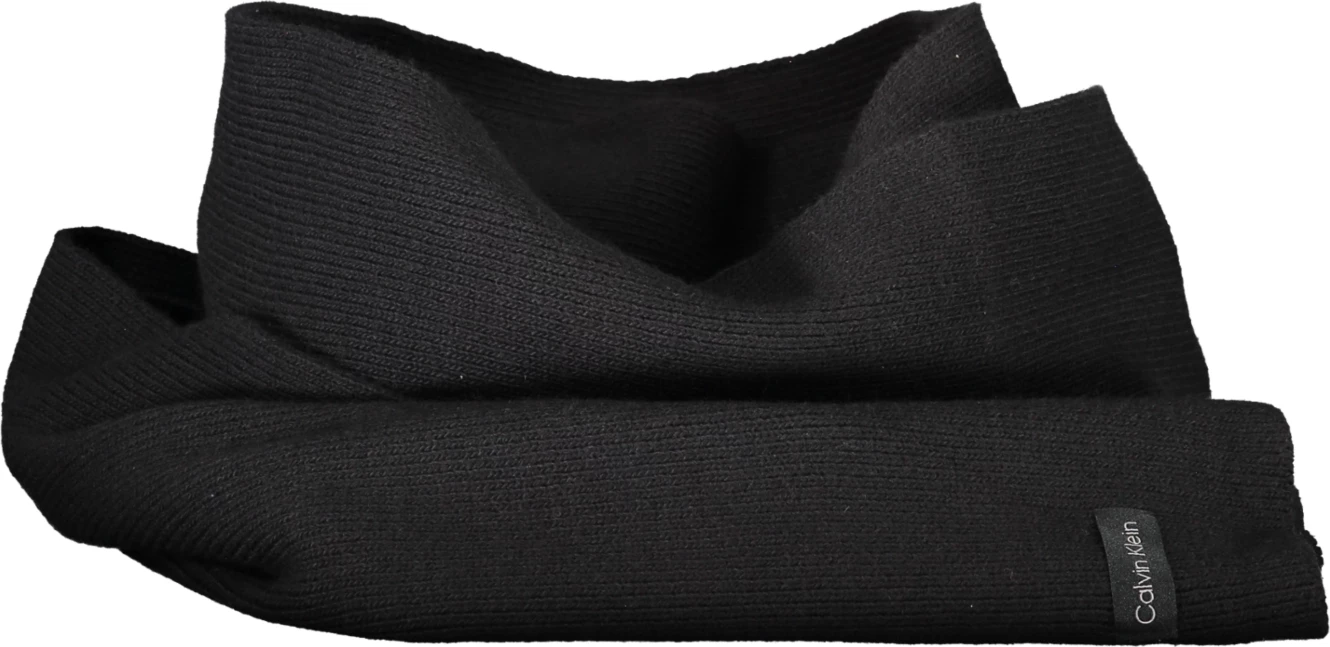 Šal za ženske Calvin Klein, črn