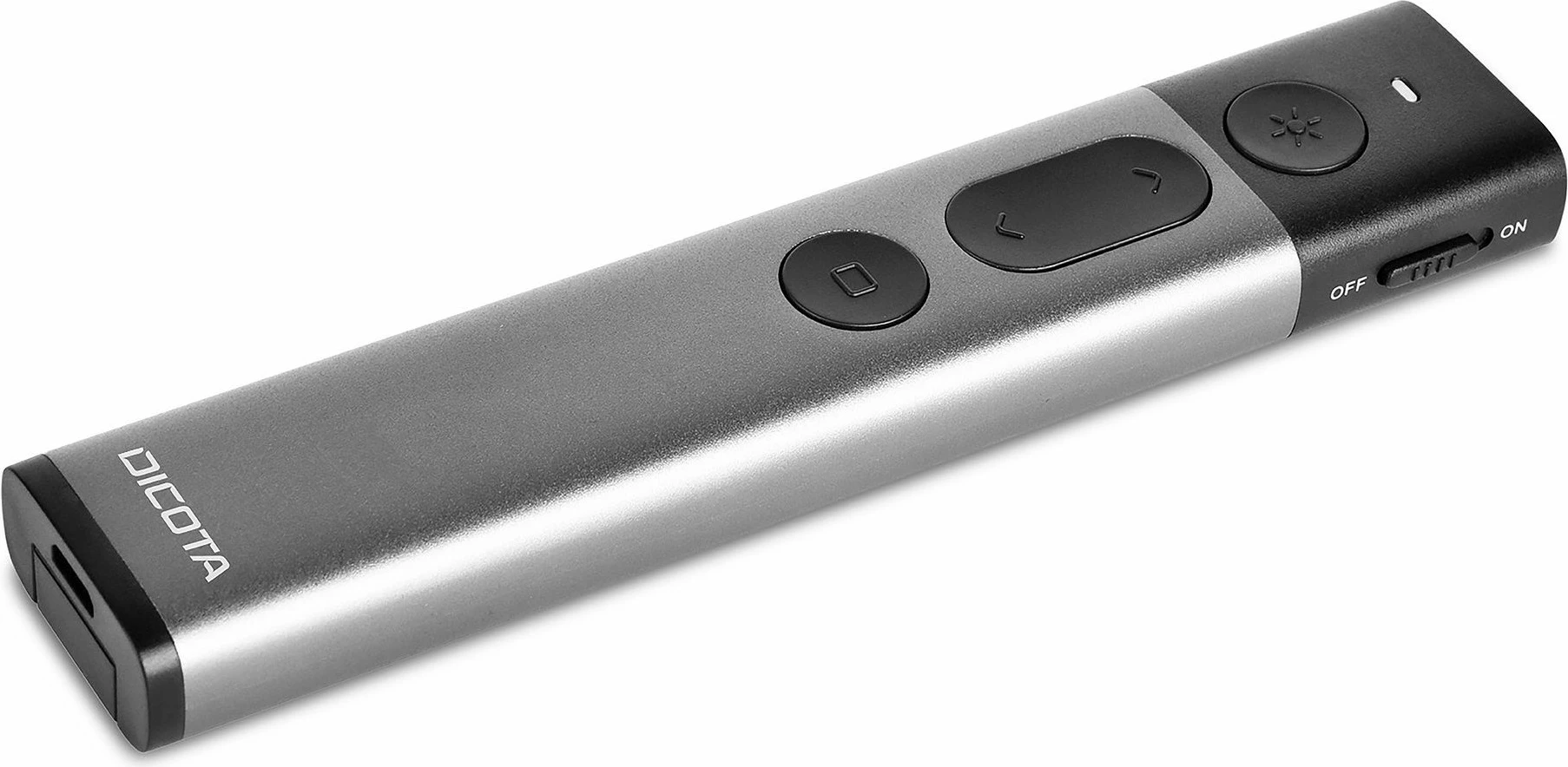 Brezžični presenter z laserjem DICOTA, 30 m, črno/siv