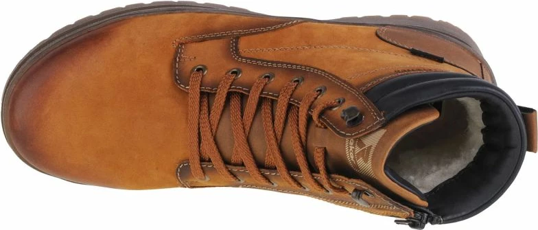 Visoke moške škornje Rieker, rjava