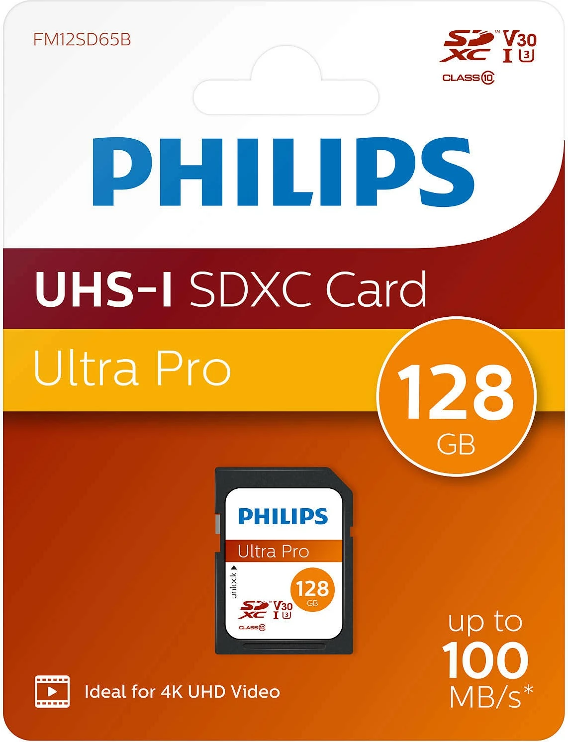 SD kartica Philips Ultra Pro 128GB, Class 10, UHS-I, V30