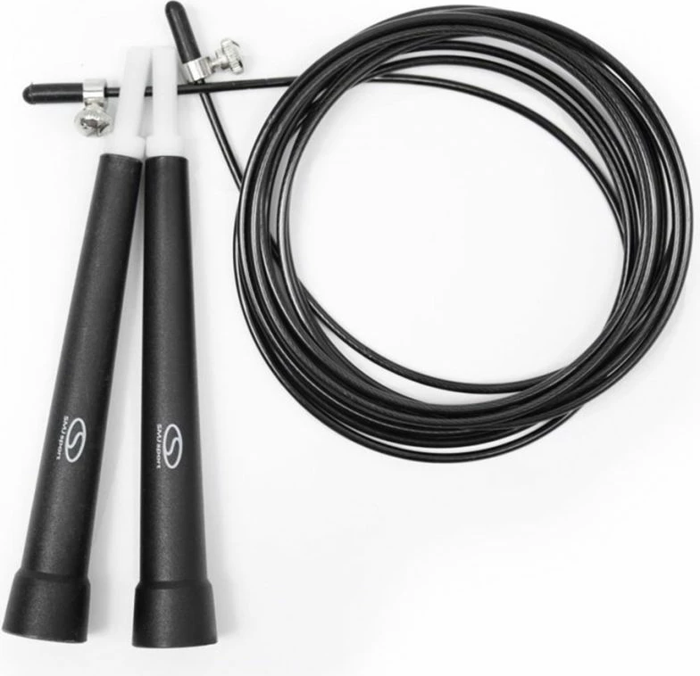 Preskakovalna vrvica SMJ Sport Speed Jump 3 m, črna JR028