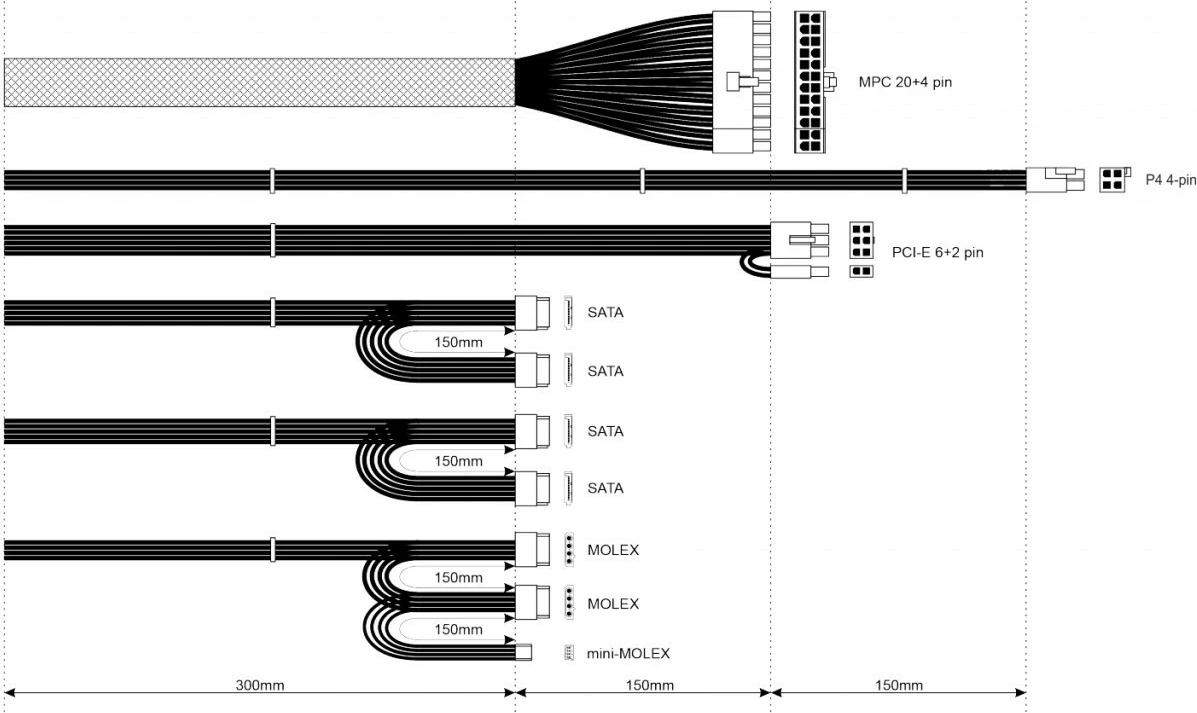 Napajalnik AKYGA AK-B1-600, 600 W, ATX, siv