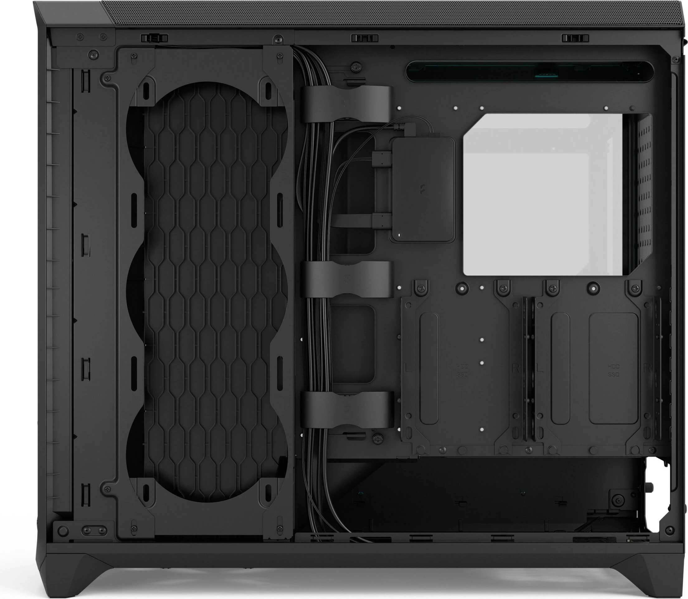 Računalniško ohišje Fractal Design Meshify 3 XL Ambience Pro RGB, kaljeno steklo, črno