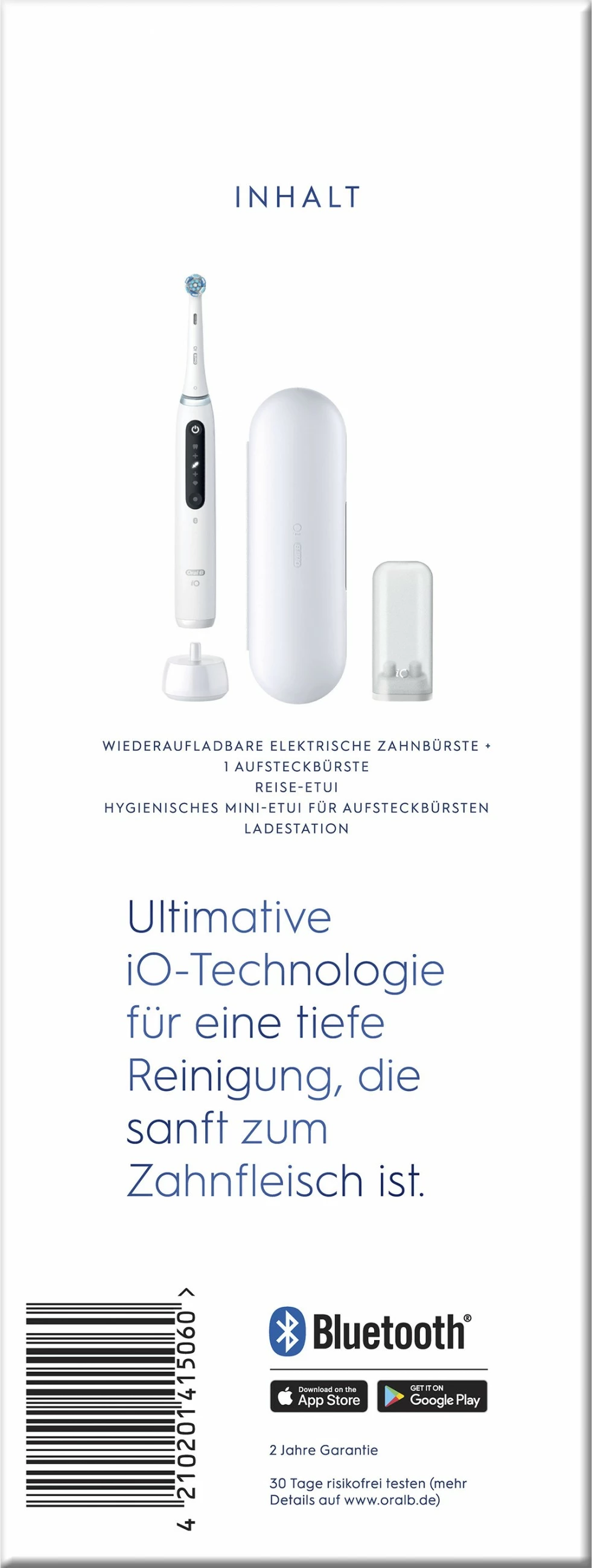 Električna zobna ščetka iO Series 5, 5 načinov čiščenja, bela - Oral-B