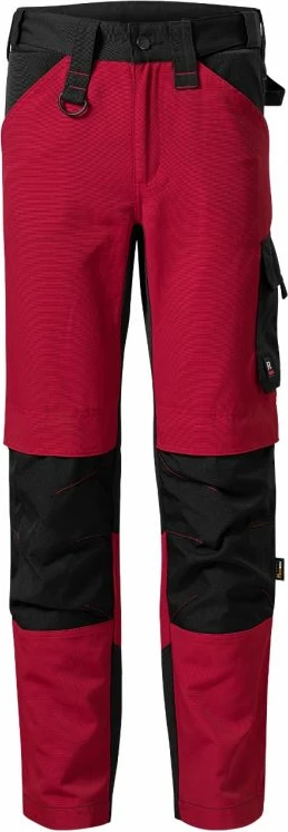 Treking hlače Rimeck za moške, črno-rdeče