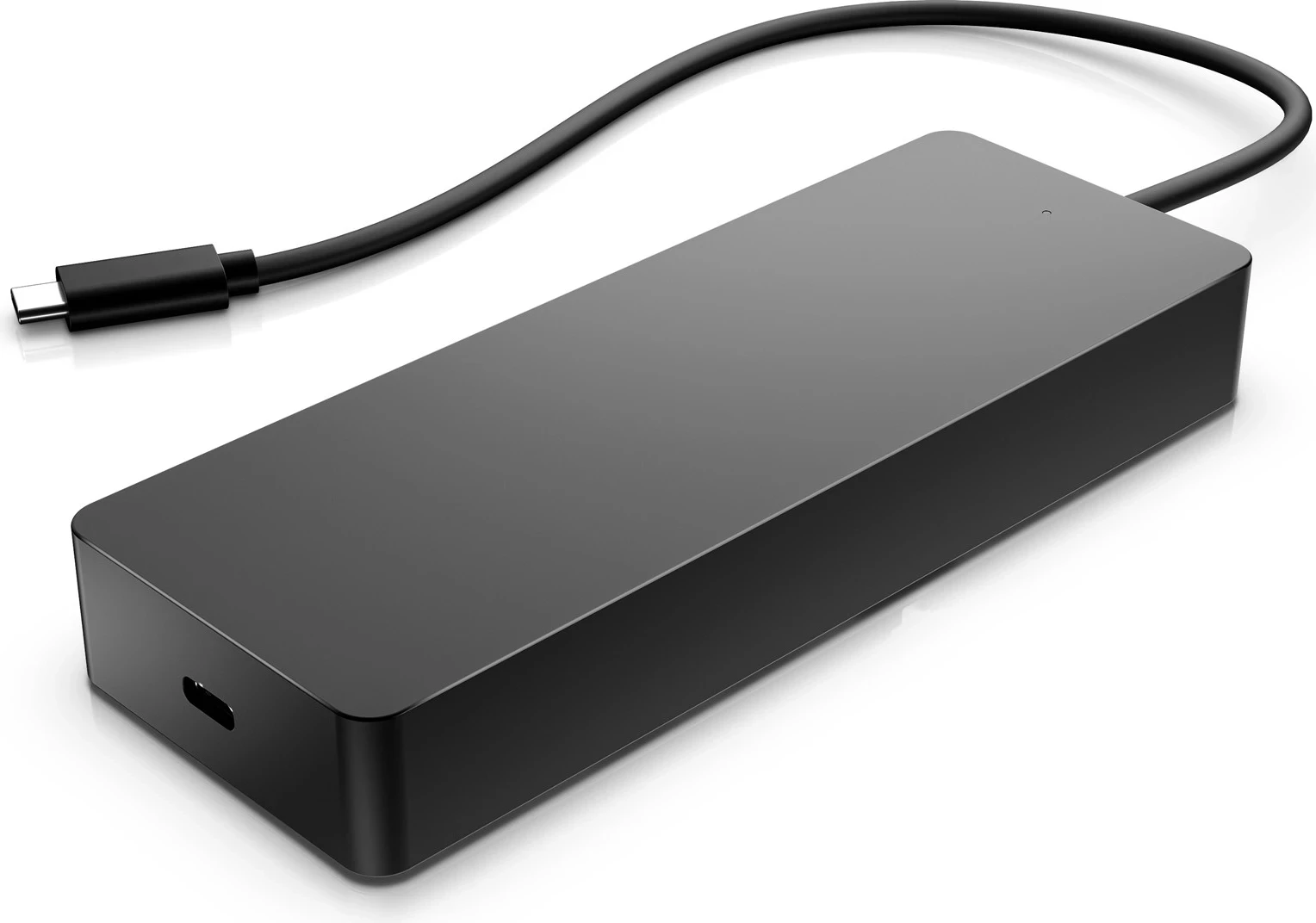 Hub univerzalen Ethernet LAN, 7 vrat, USB-C, HP, črn