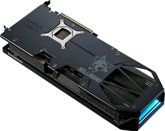 Grafična kartica PowerColor Hellhound Radeon RX 9070 XT, 16 GB GDDR6, PCI Express 5.0, črna