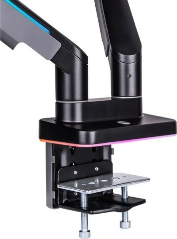 Nosilec za dva monitorja Thermaltake Dual RGB, 17–35 in, črn