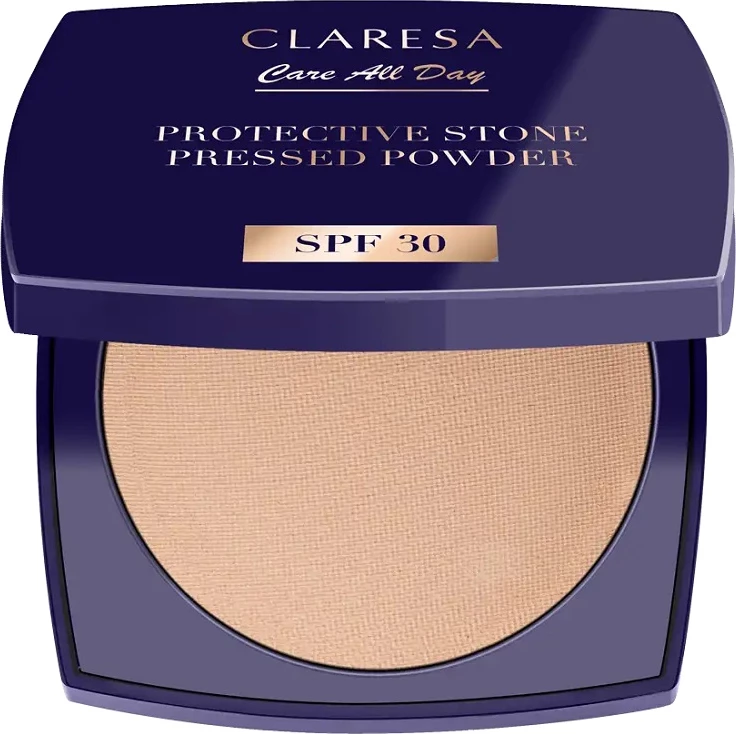 Kompaktna puder za ženske Claresa Protective Stone Pressed Powder SPF 30 Universal 10g