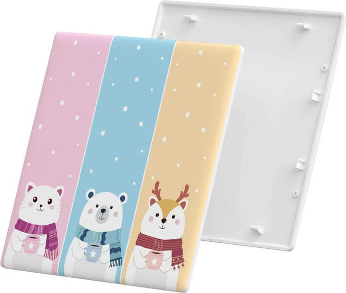 Dekorativni pokrov za stikalo Sonoff T5-3C-86, cartoon, plastičen, večbarven