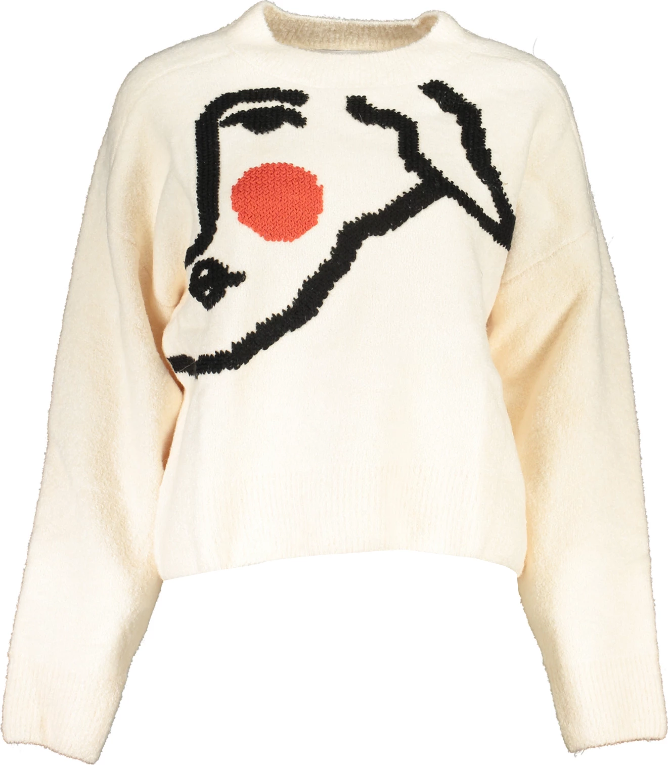 Pletenina za ženske DESIGUAL, bela