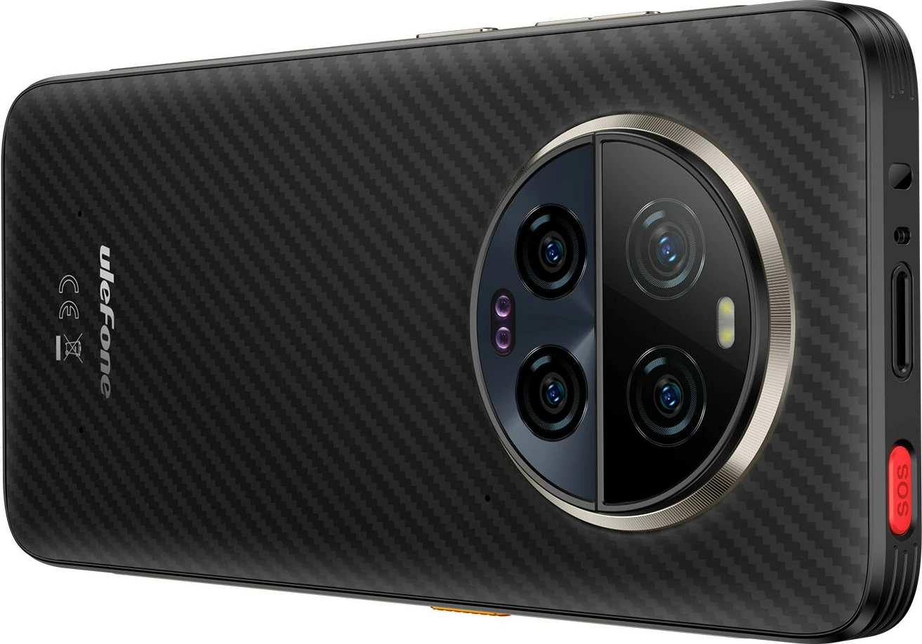 Ultra odporen pametni telefon Ulefone Armor 23 Ultra 5G, 12/512GB, črn