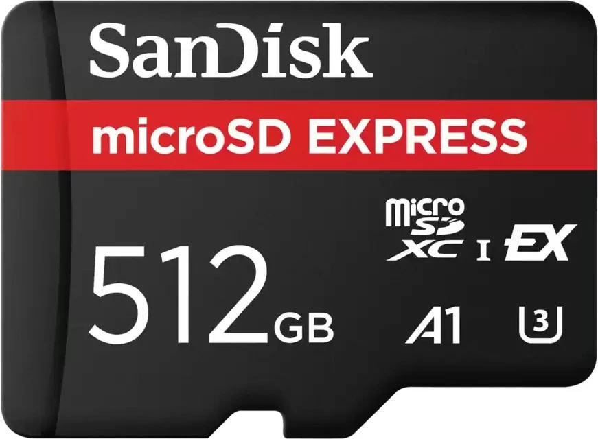 Pomnilniška kartica microSD Express 512 GB, črna - SanDisk