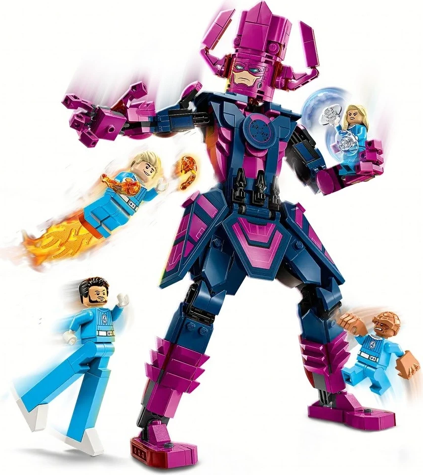 Set za sestavljanje Fantastic Four proti Galactusu, LEGO Marvel 76316, 427 kosov, 4 minifigure