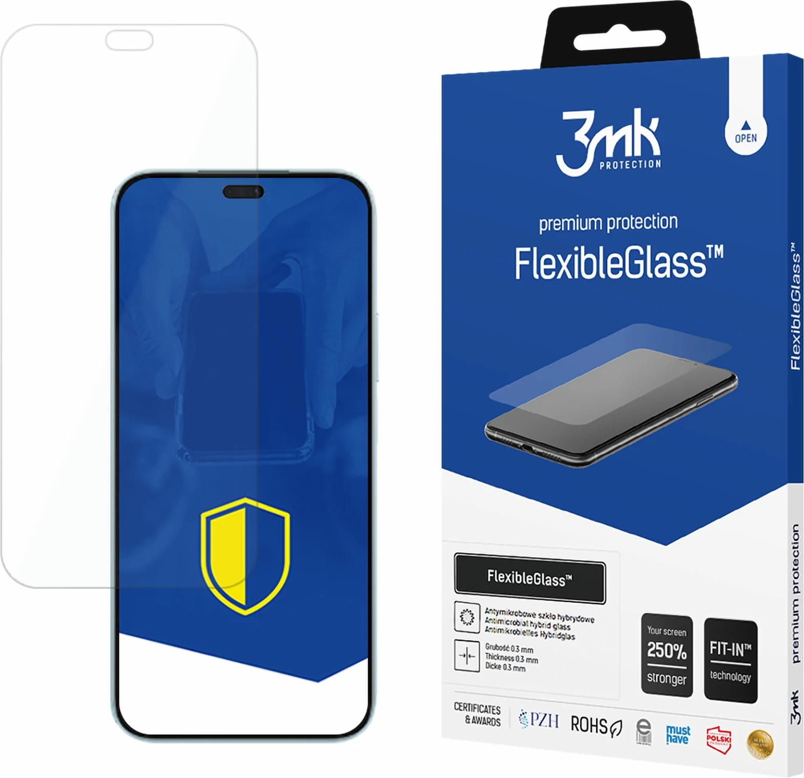 Zaščitno steklo FlexibleGlass 3mk Protection za Honor 200 Lite, prozorno