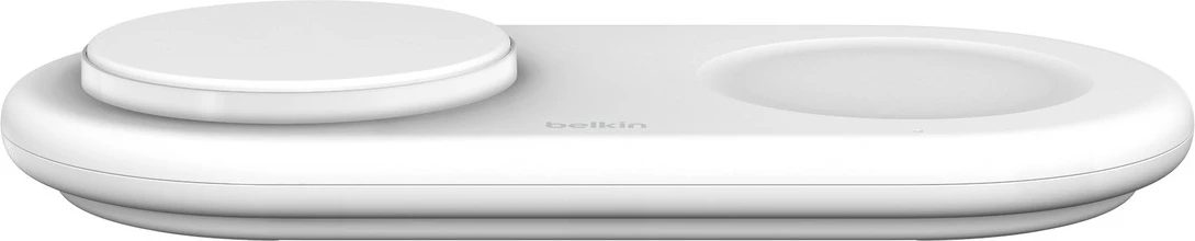 Brezžični polnilec, Belkin WIZ021vfWH, 15W, 2 napravi, USB Type-C, bel