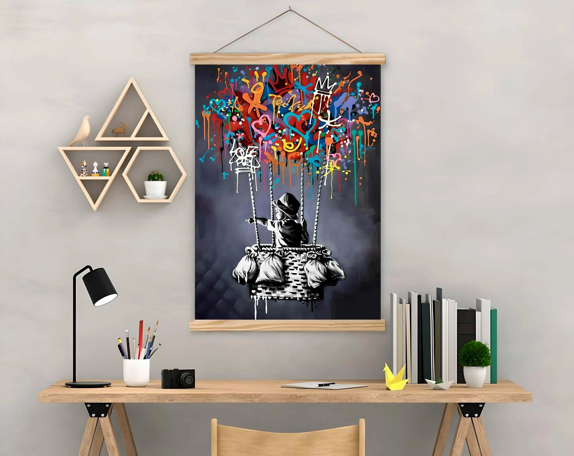 Dekorativna slika s okvirjem, večbarvna, MRG60, 50x70 cm