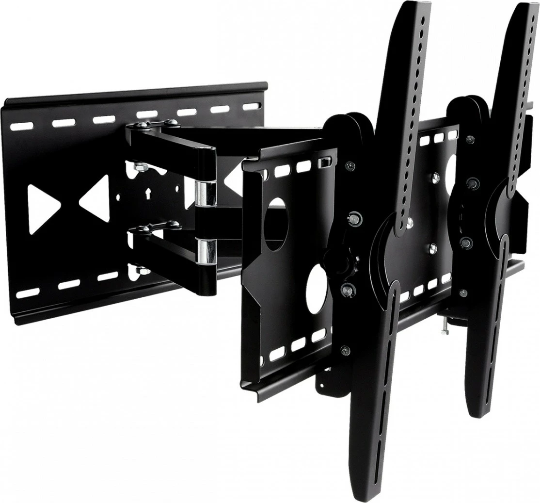 Stenski nosilec za TV/monitor, 32–100 palcev, do 100 kg, črn ART AR-24