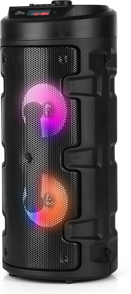 Prenosni zvočnik Media-Tech PARTYBOX KEG BT MT3165 V2.0, Bluetooth, KARAOKE, 40W, črn z LED