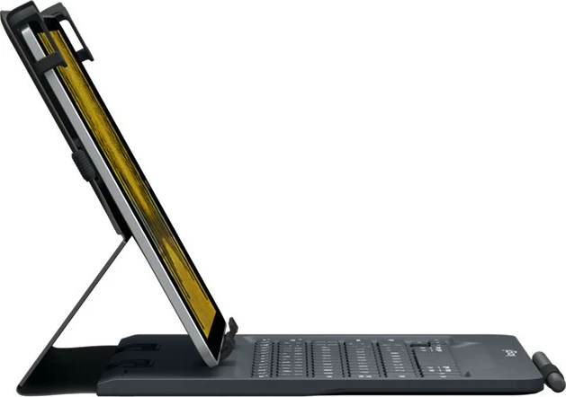 Univerzalna torbica z integrirano tipkovnico za tablice 9-10 inč, QWERTY, italijanščina, črna — Logitech
