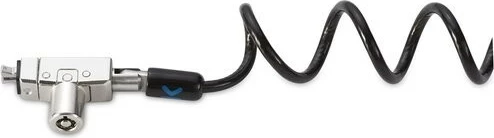 Varnostni kabel za prenosnik ClickSafe 2.0 N17 Slim Kensington z ključem, 1,8 m, črn/srebrn