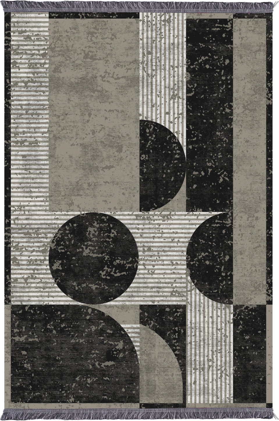 Preproga za dnevno sobo z resicami JOSIANE FH7676.46 večbarvna 80Χ150