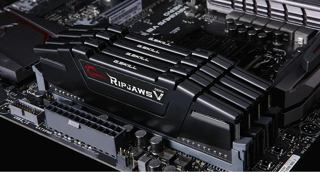 RAM memorija G.Skill Ripjaws V KIT 128GB (4x32GB) DDR4 2666MHz CL19, črna