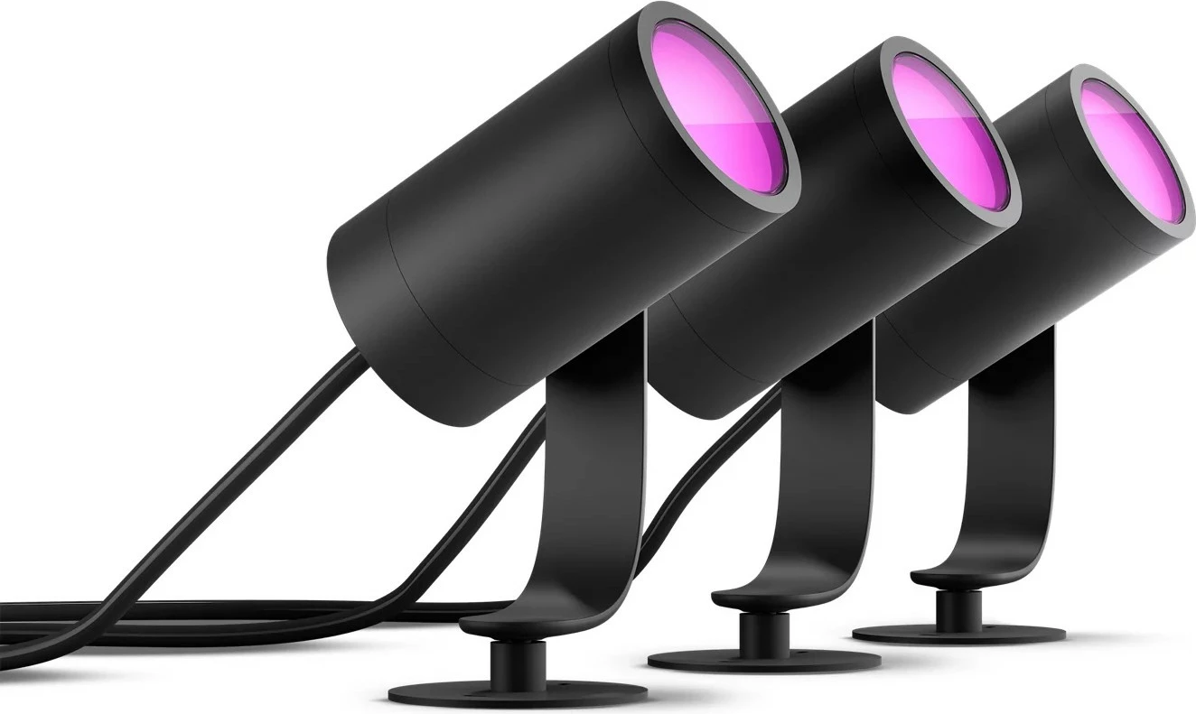 Zunanja luč Philips Hue Lily, Smart, ZigBee, LED, črna