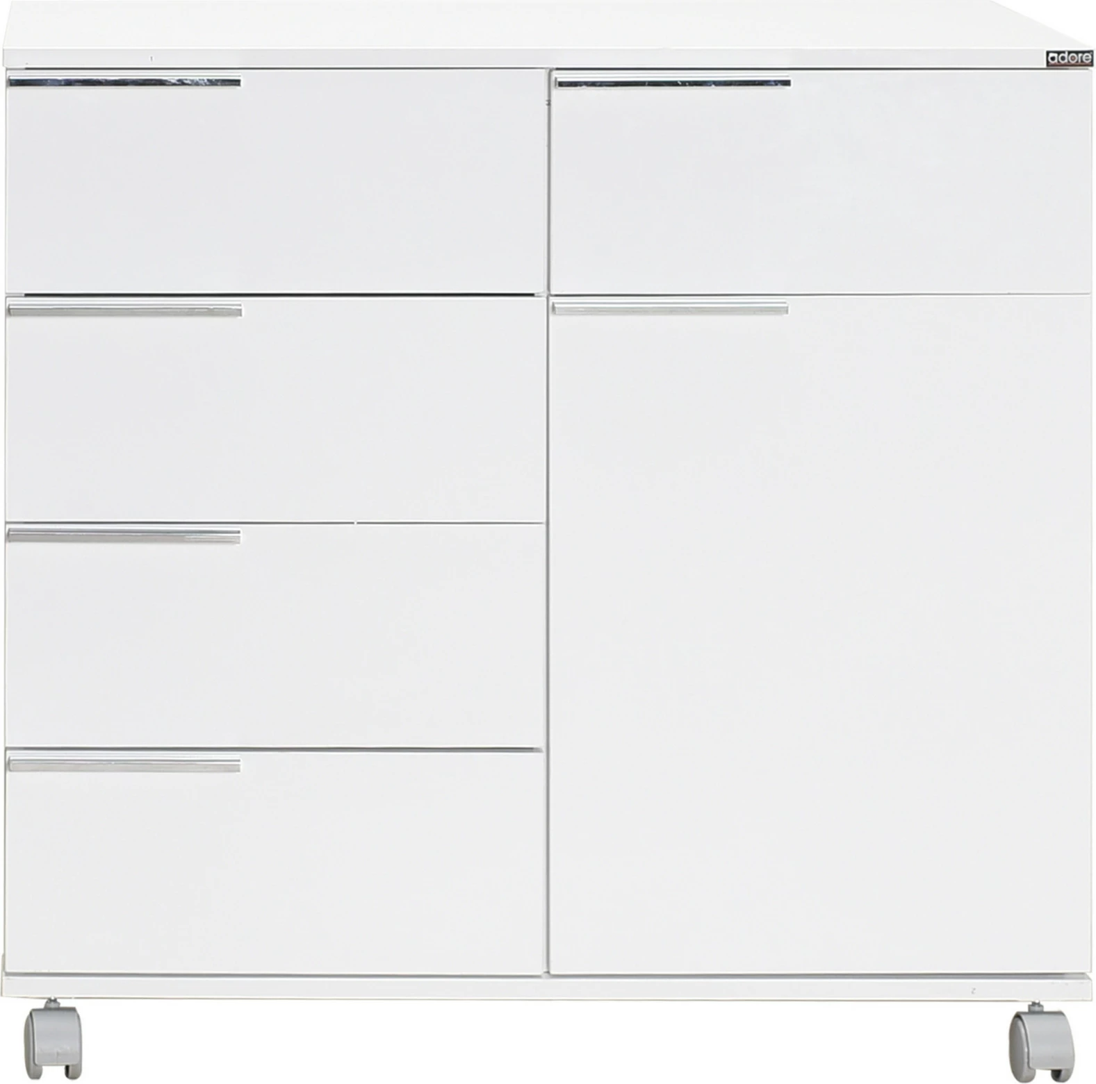 Komoda multifunkcijska, bela, Hanah Home, Adr-415-Pp-1