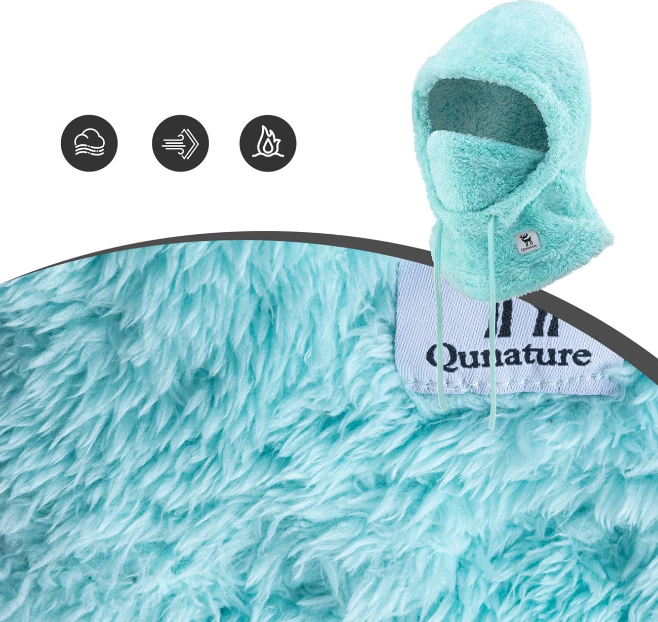 Balaklava Arctic Velvet Qunature, L, mint