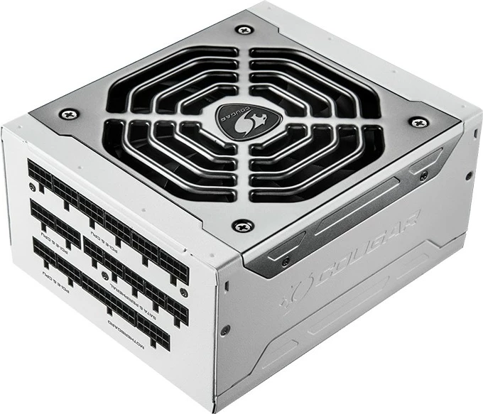 Napajalnik 1200 W, ATX 3.1, 80 Plus Platinum, modularen, bel Cougar Polar