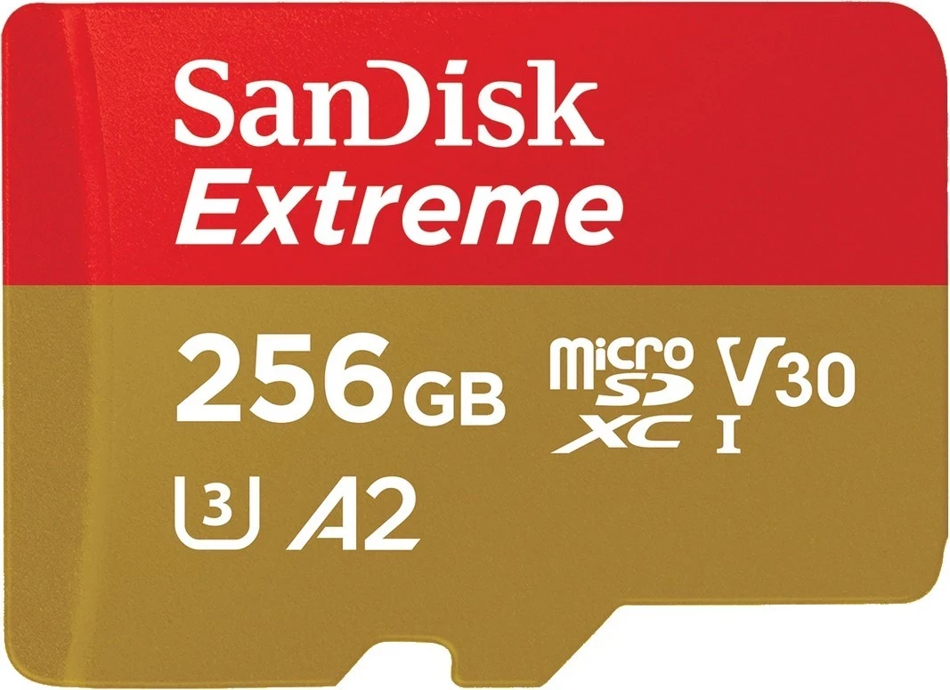 Kartica za pomnilnik SanDisk microSDXC Extreme, 256 GB