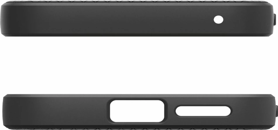 Ovitek za telefon Liquid Air Spigen za Google Pixel 9A, mat črn