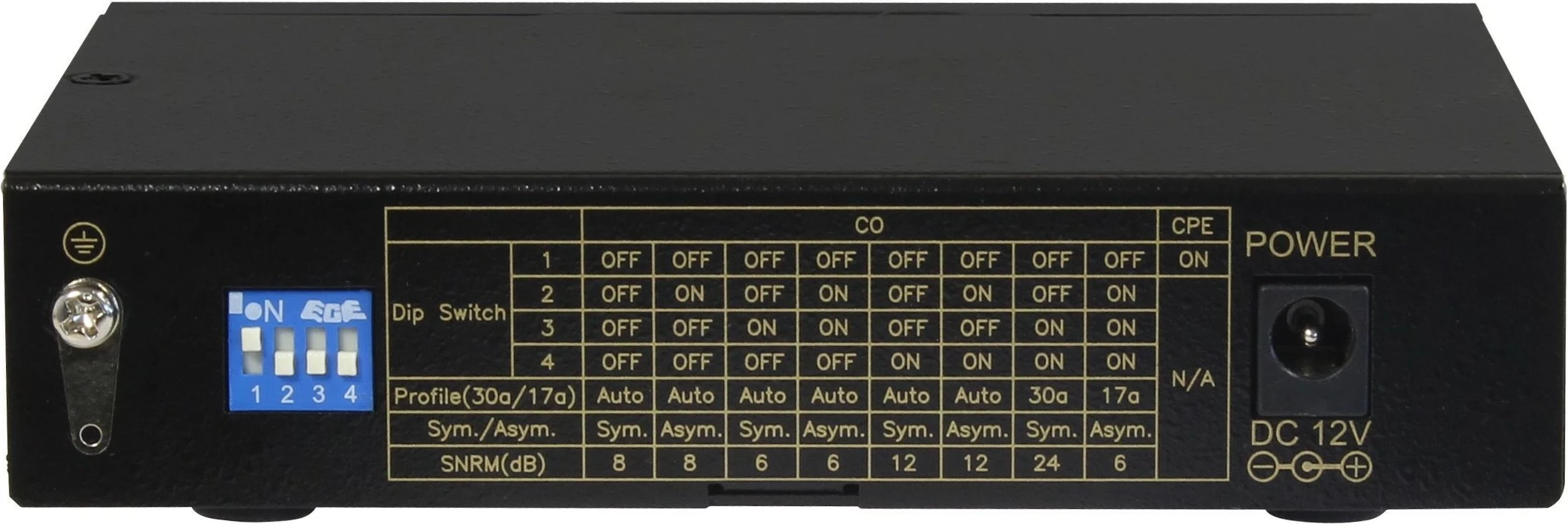 Modem VDSL2 ALLNET ALL-MC116VDSL2, 2x RJ45, SFP, 160 Mbit/s, črn