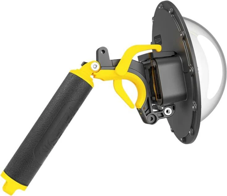 Kupolno ohišje (dome port) za DJI Action 3/4, 50/50 učinek, do 30 m, Telesin OA-DMP-001, z dodatki