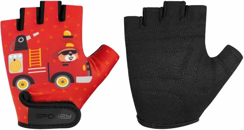 Dodatki za otroke - ročke za kolo Spokey Fun RD Jr., rdeče-črne