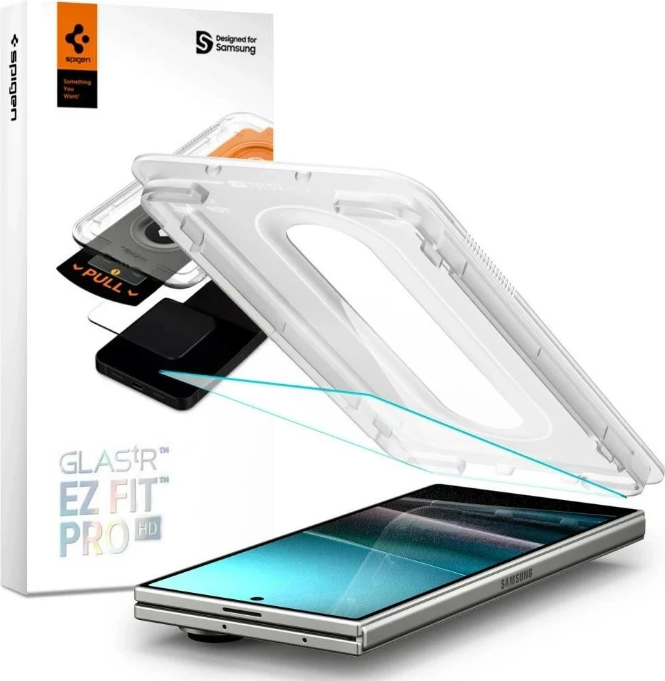 Zaščitno steklo Spigen Glas.TR EZ Fit Pro za Samsung Galaxy Z Fold 7, prozorno