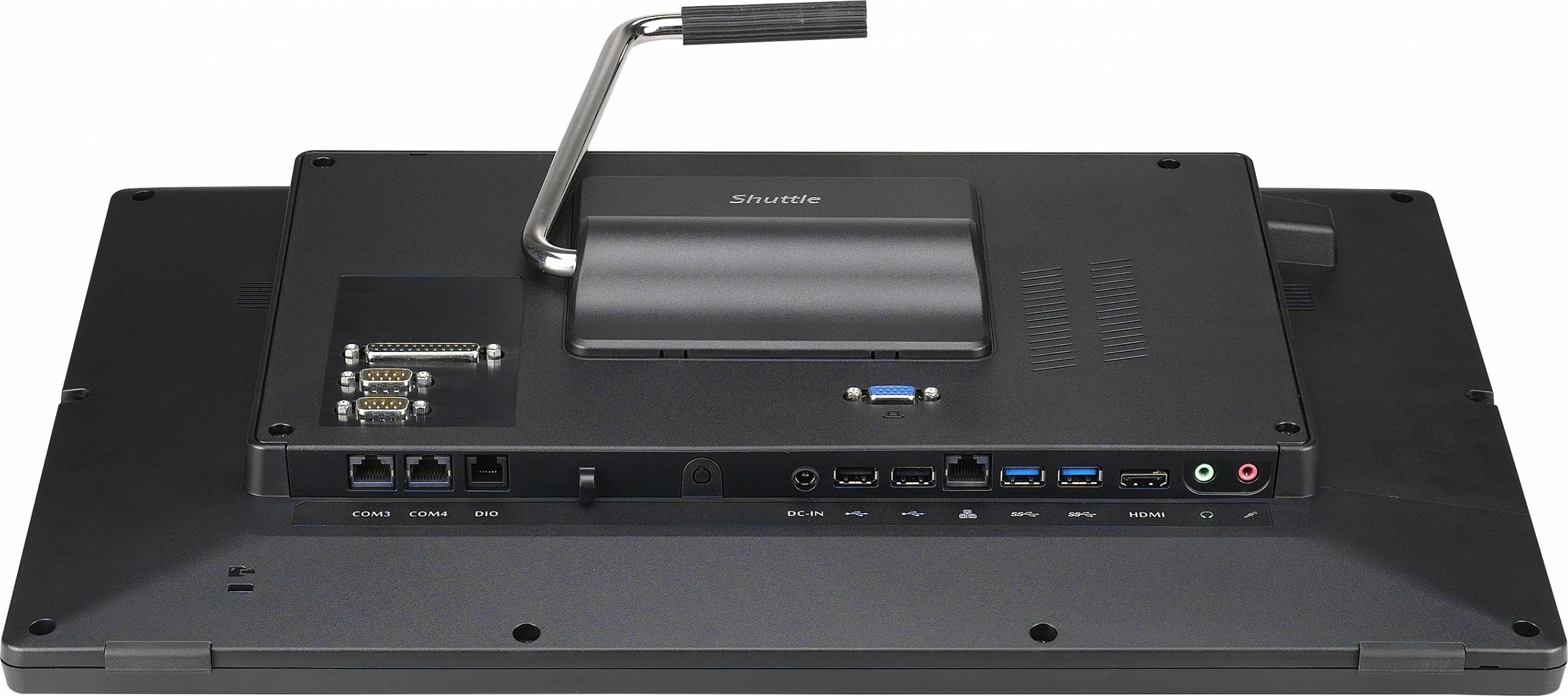 All-in-One računalnik Shuttle P92U, Barebone, Celeron 5205U, 19,5-palčni, črn