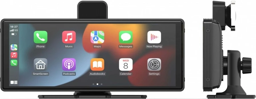 Multimedijski zaslon za avto 9,3" HD IPS, sprednja kamera, črn, Maxcom MC01 Vibe